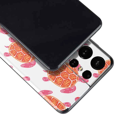 Cat Coq Sea Turtles Galaxy S21 Ultra 5G Skin